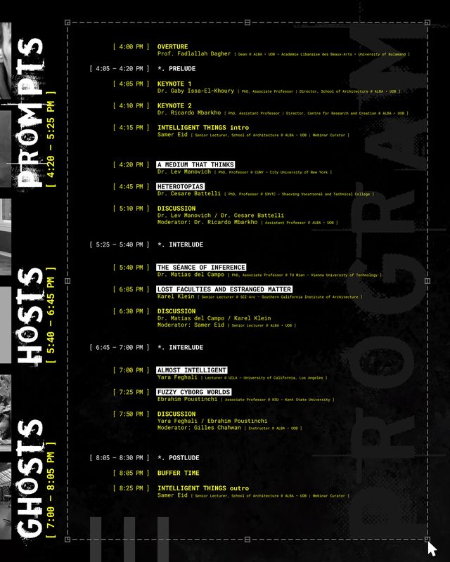 Webinar flyer: program