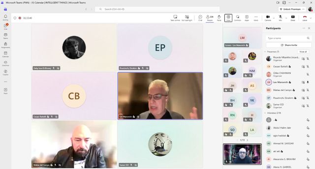 Screenshot of the webinar (2/5)